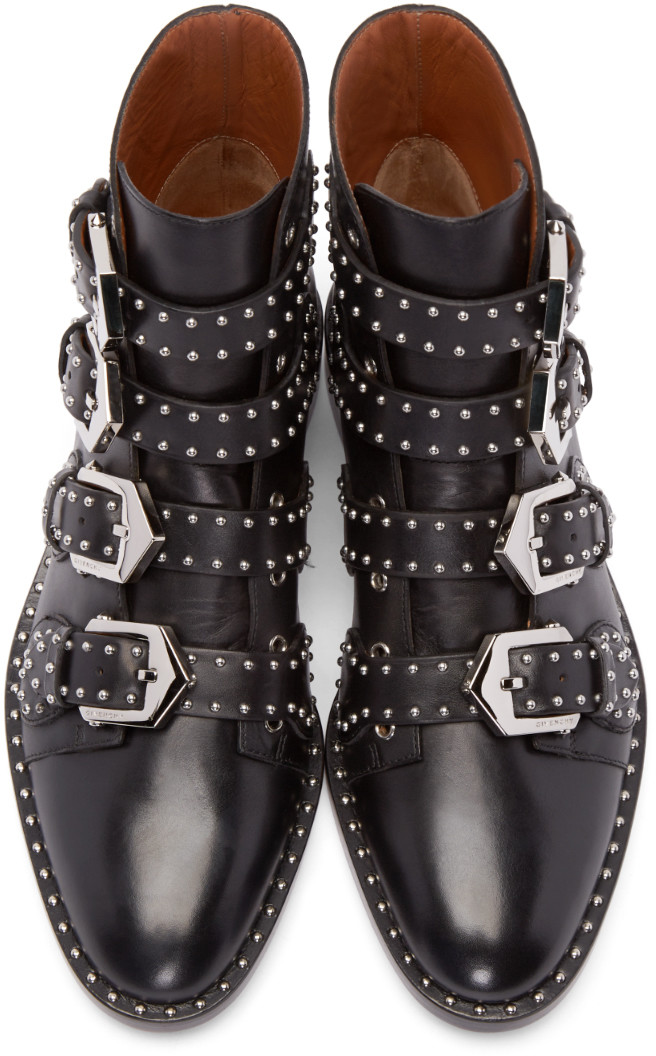 ZK Fashion And Sexy Women's Ankle Boots Genuine Leather Rivets Boots ...